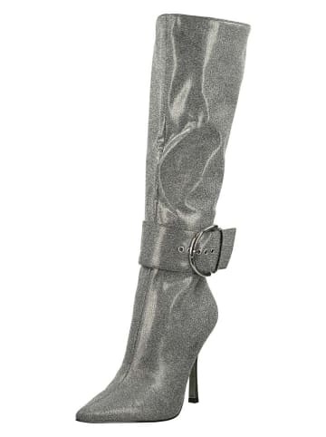 Steve Madden Kozaki w kolorze srebrnym