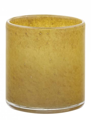 Blomus Windlicht ''Saga'' in Gelb - (H)12 x Ø 12 cm