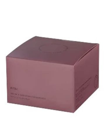 Blomus 4-delige set: kerstballen rood -  (H)8,5 x Ø 8cm
