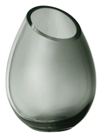 Blomus Vaas ''Drop'' grijs - (H)16,5 x Ø 12,5 cm