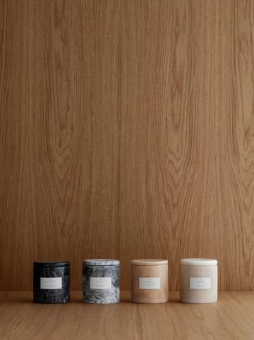 Blomus Marmeren geurkaars ''Frable'' zwart - 50 g