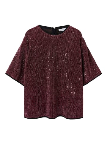 name it Pailletten-Bluse "Runic" in Rot