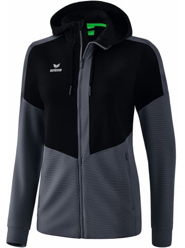 erima Trainingsjacke "Squad" in Schwarz/ Grau