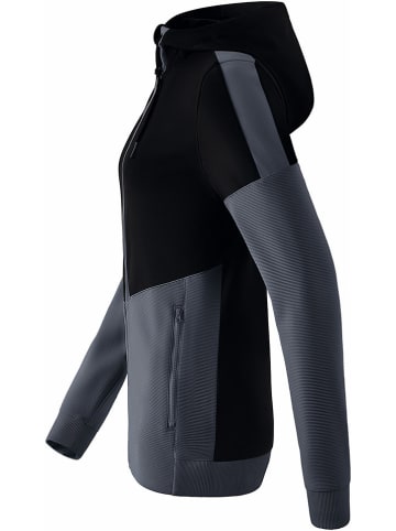 erima Trainingsjacke "Squad" in Schwarz/ Grau