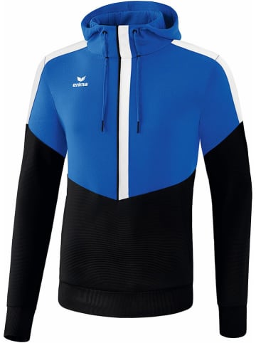 erima Hoodie "Squad" in Blau/ Schwarz