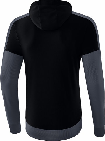 erima Hoodie "Squad" in Schwarz/ Grau