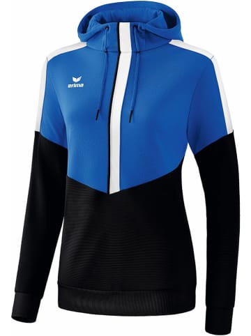 erima Hoodie "Squad" in Blau/ Schwarz