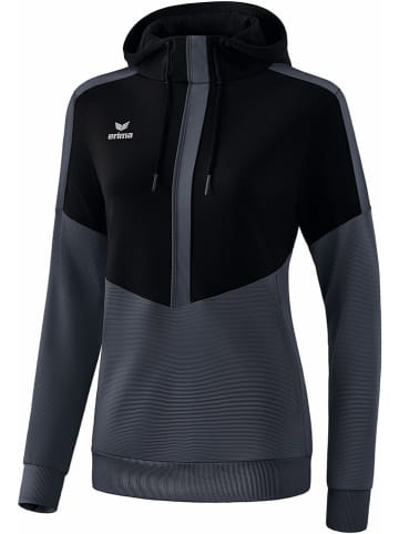 erima Hoodie "Squad" zwart/grijs