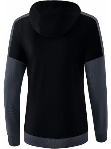 erima Hoodie "Squad" in Schwarz/ Grau