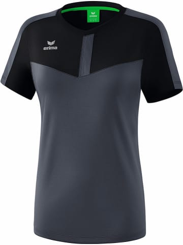 erima Trainingsshirt "Squad" in Schwarz/ Grau