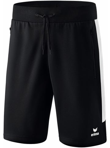 erima Trainingsshorts "Squad" in Schwarz/ Weiß