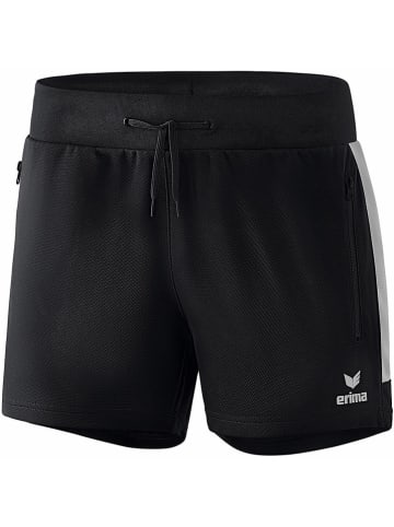 erima Trainingsshort "Squad" zwart/zilverkleurig