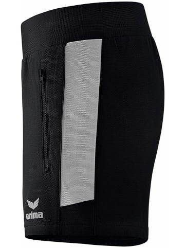 erima Trainingsshort "Squad" zwart/zilverkleurig