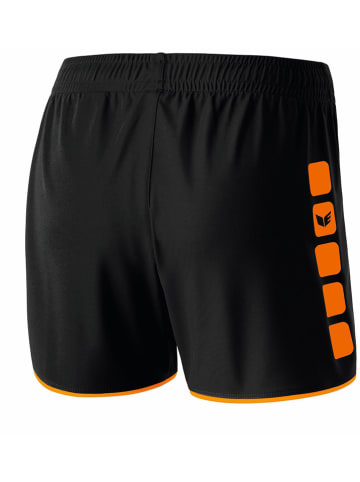 erima Trainingsshorts "5-C" in Schwarz/ Orange