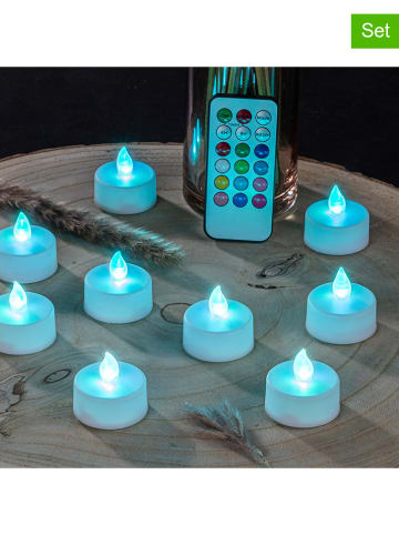 Profiline 10-delige set: ledtheelichten wit - (H)4,1 cm - Ø 3,8 cm