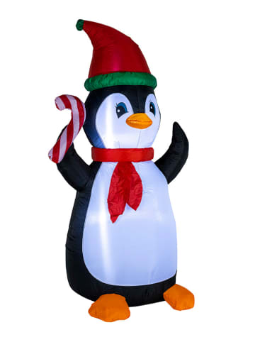 Profiline Aufblasbare LED-Dekoleuchte "Penguin" in Bunt - (H)180 cm