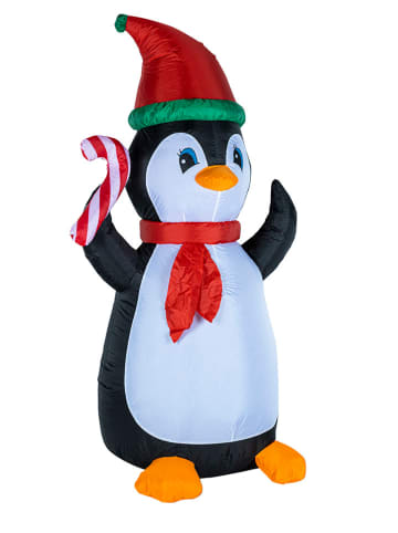 Profiline Aufblasbare LED-Dekoleuchte "Penguin" in Bunt - (H)180 cm