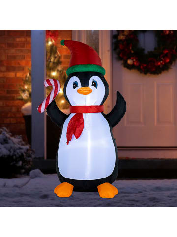 Profiline Aufblasbare LED-Dekoleuchte "Penguin" in Bunt - (H)180 cm