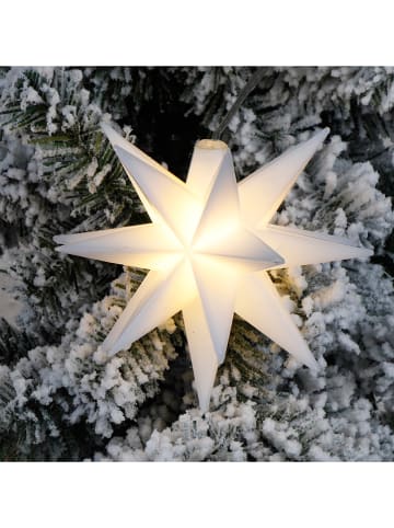 Hollybell Dekoracyjna lampa LED "Star" w kolorze białym - Ø 12 cm