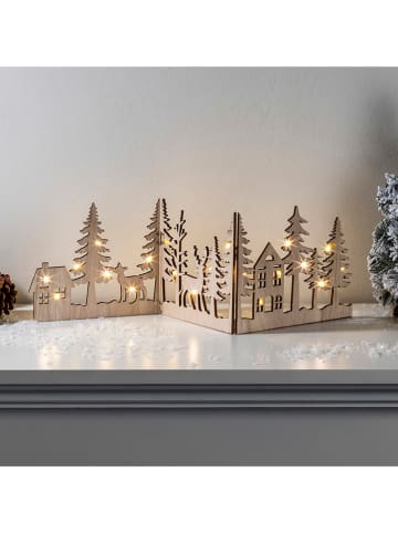 Profiline LED-Dekoleuchte "Winter Wonderland" in Natur - (B)52 x (H)16 cm