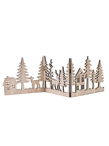Profiline LED-Dekoleuchte "Winter Wonderland" in Natur - (B)52 x (H)16 cm