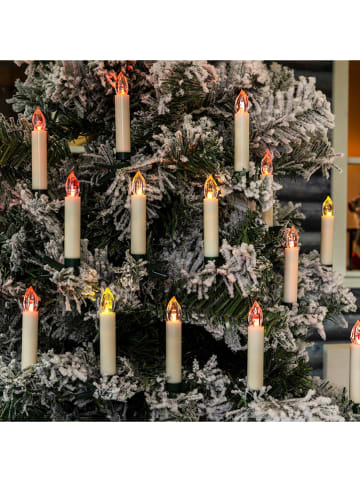 Hollybell Bezprzewodowe świeczki LED (15 szt.) ze wzorem - wys. 10,5 x Ø 1,5 cm