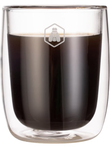Laguiole 4er-Set: Kaffeebecher in Transparent - 100 ml