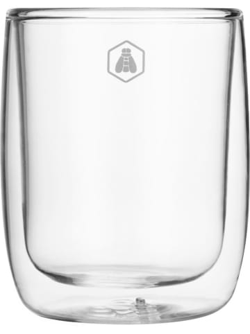 Laguiole 2er-Set: Kaffeebecher in Transparent - 250 ml