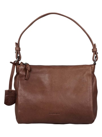 Burkely Leder-Schultertasche in Hellbraun - (B)26 x (H)21 x (T)10 cm