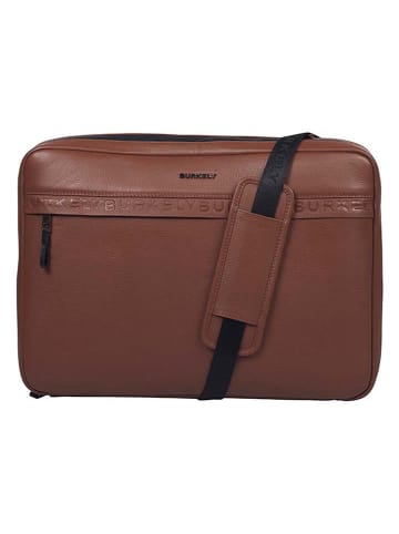 Burkely Leder-Laptoptasche in Braun - (B)39 x (H)28 x (T)4 cm