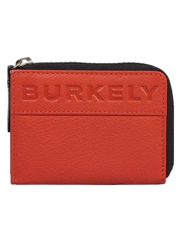 Burkely Leder-Geldbörse in Rot - (B)11 x (H)8 x (T)1 cm