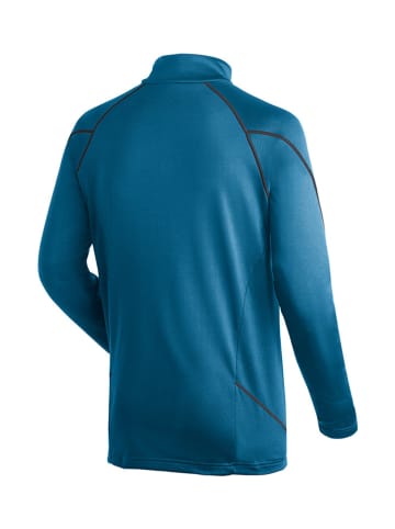 Maier Sports Fleecepullover "Roger" in Petrol