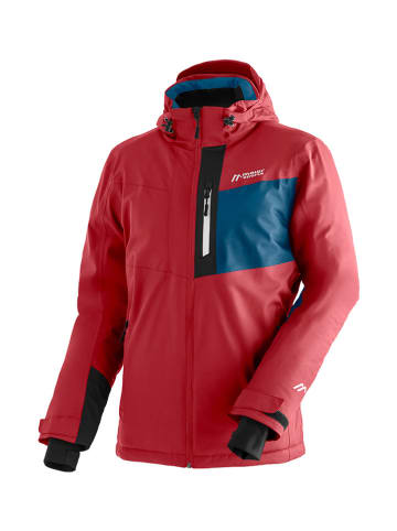 Maier Sports Ski-/ Snowboardjacke "Karleiten 2.0" in Rot/ Blau