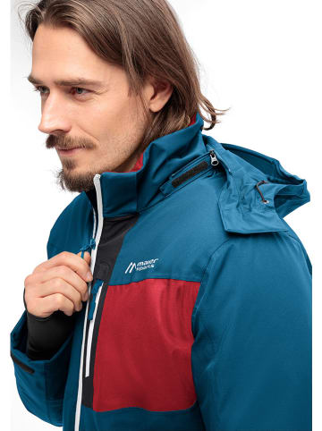Maier Sports Ski-/ Snowboardjacke "Karleiten 2.0" in Blau/ Rot