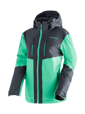 Maier Sports Ski-/ Snowboardjacke "Ina" in Grün/ Schwarz