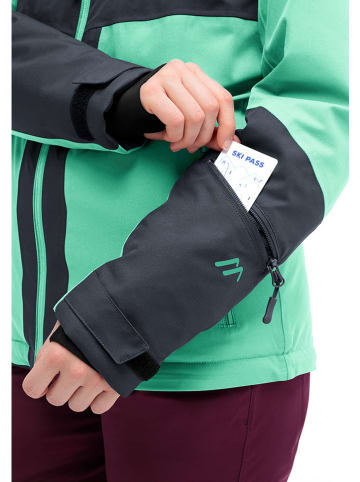 Maier Sports Ski-/ Snowboardjacke "Ina" in Grün/ Schwarz