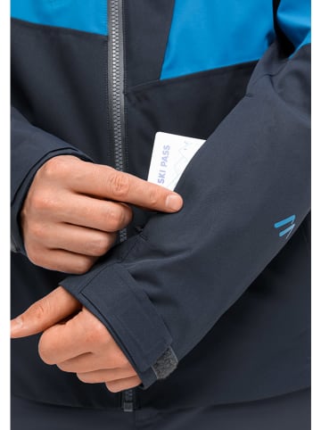 Maier Sports Tourenjacke "Lindon" in Anthrazit/ Blau