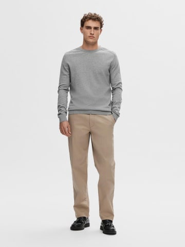 SELECTED HOMME Pullover in Grau