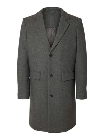 SELECTED HOMME Übergangsmantel in Anthrazit