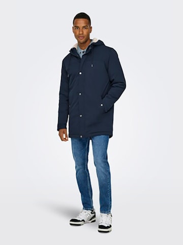 ONLY & SONS Parka donkerblauw
