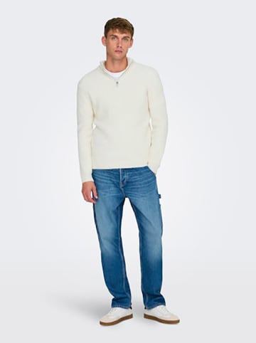 ONLY & SONS Pullover in Creme