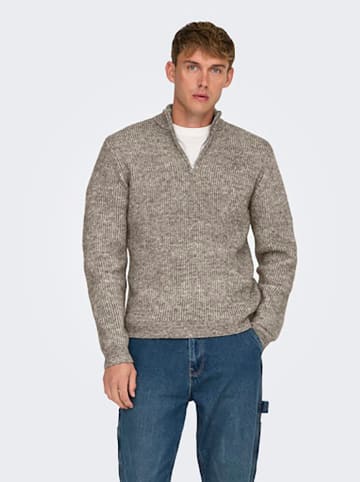 ONLY & SONS Pullover in Taupe