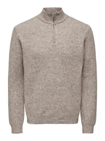 ONLY & SONS Pullover in Taupe