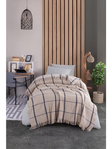 Elizabed Tagesdecke in Beige/ Grau