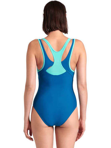 Arena Strój kąpielowy "Solid Control" w kolorze niebieskim