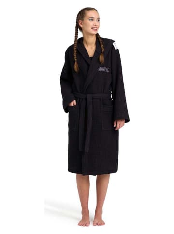Arena Bademantel "Waffle Hooded Robe II" in Anthrazit