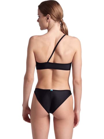 Arena Monokini "Logo" in Grau/ Schwarz