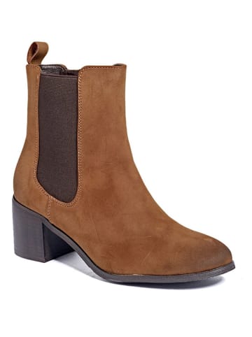 Sixth Sens Stiefeletten in Hellbraun