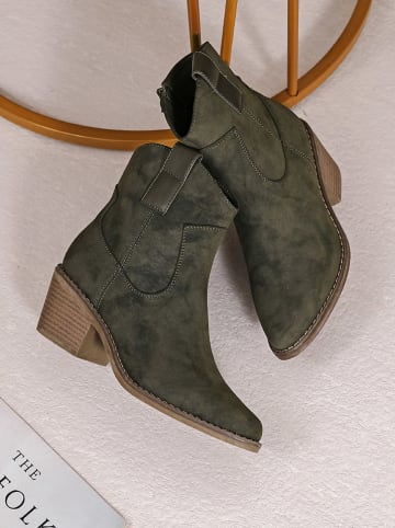Sixth Sens Stiefeletten in Grün