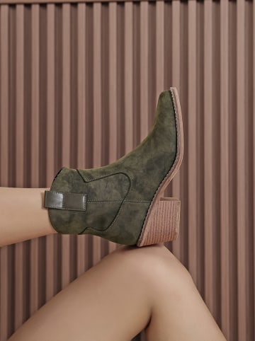 Sixth Sens Stiefeletten in Grün